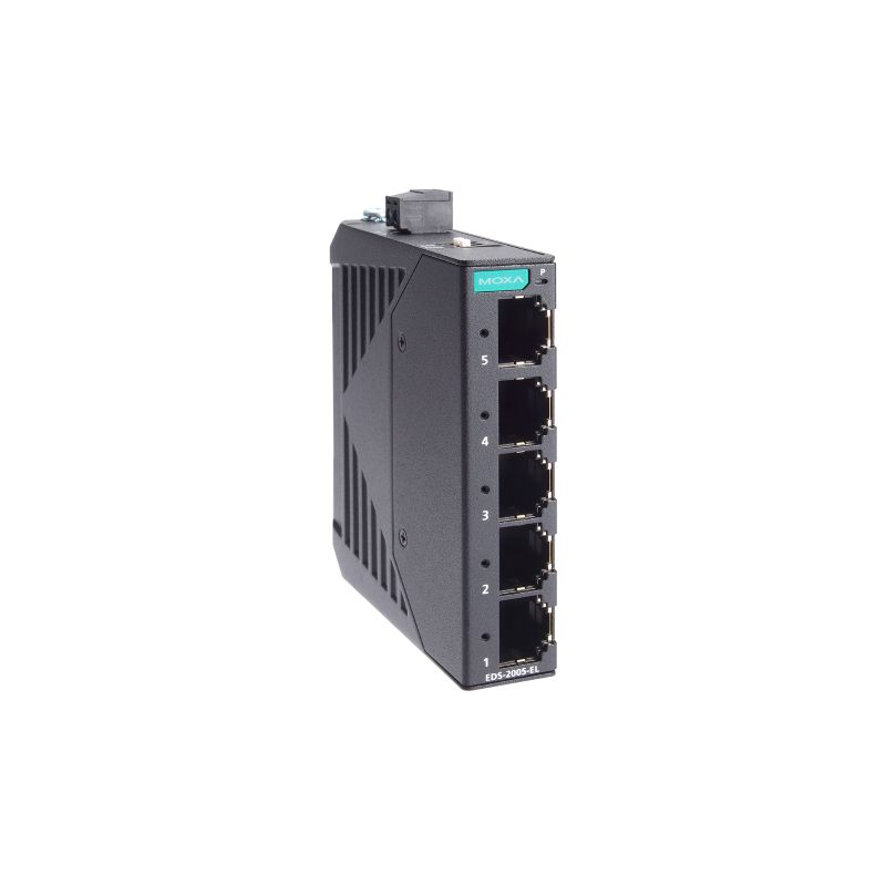 Moxa EDS-2005-EL 金屬外殼 5埠 非網管型交換器